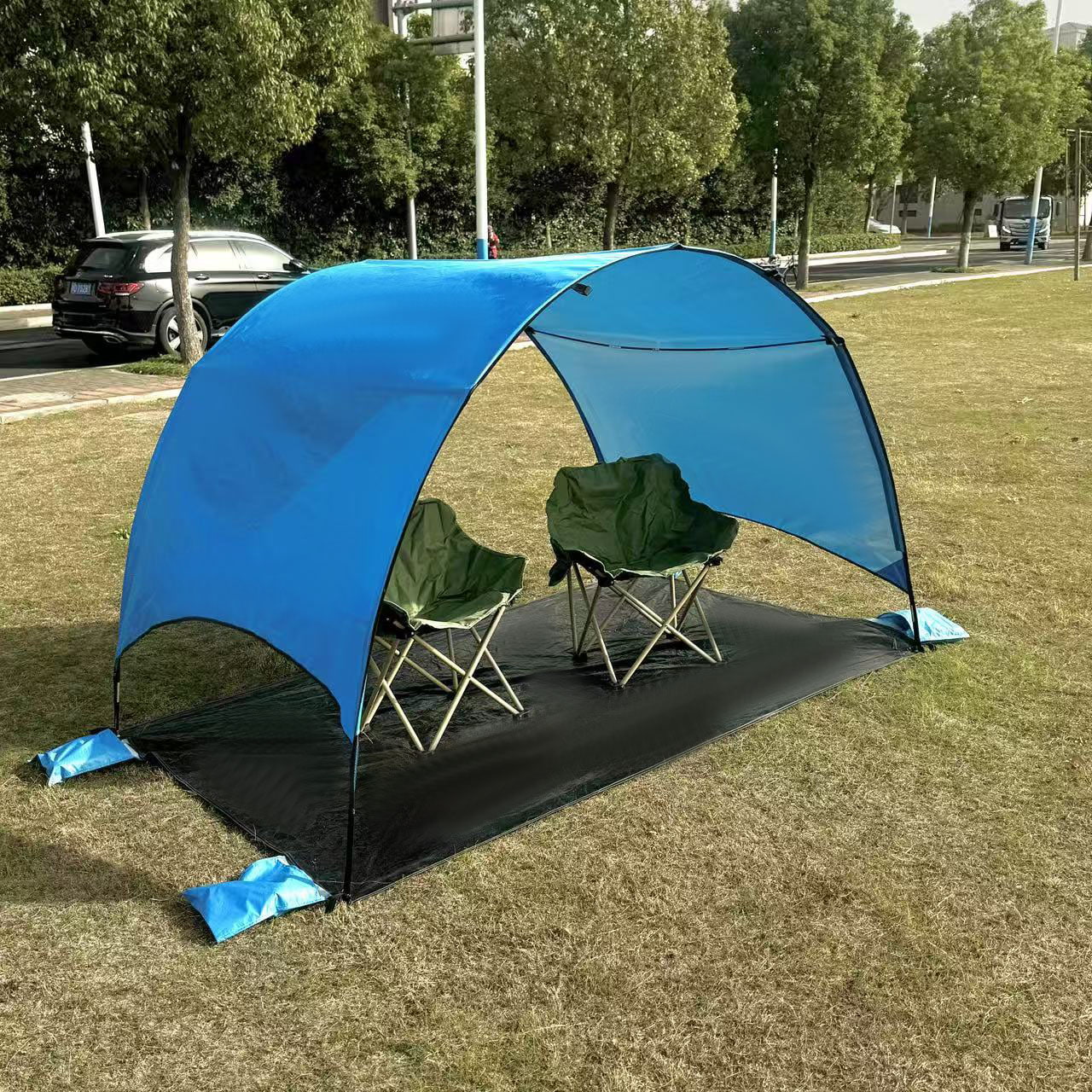 Outdoor Beach Camping Tent With Integrated Ground Mat Outdoor Beach Camping Tent With Integrated Ground Mat