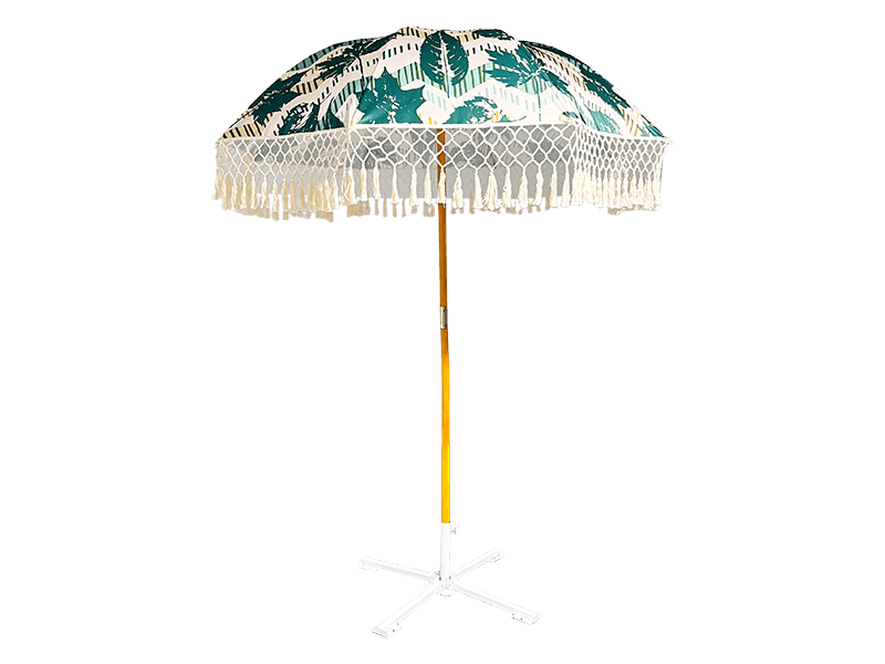 Multi-Colored Tassel Umbrella Multi-Colored Tassel Umbrella