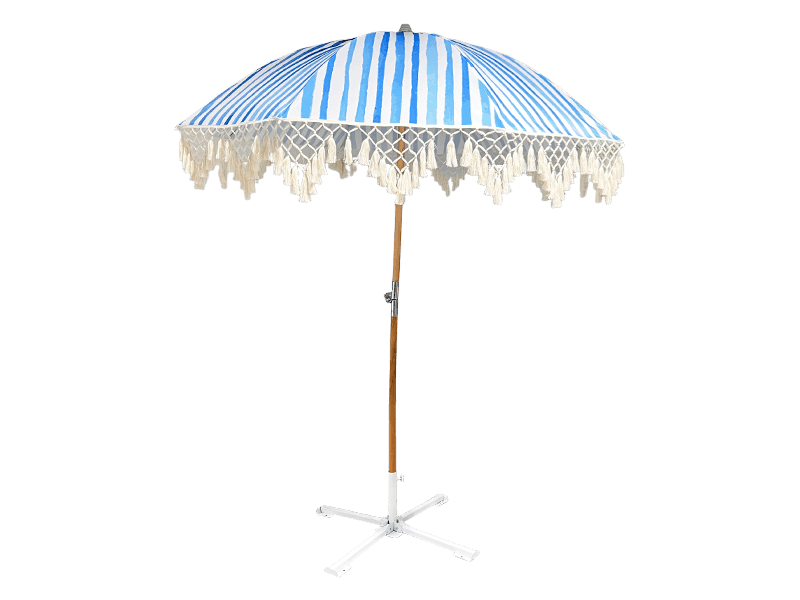 Multi-Colored Tassel Umbrella Multi-Colored Tassel Umbrella