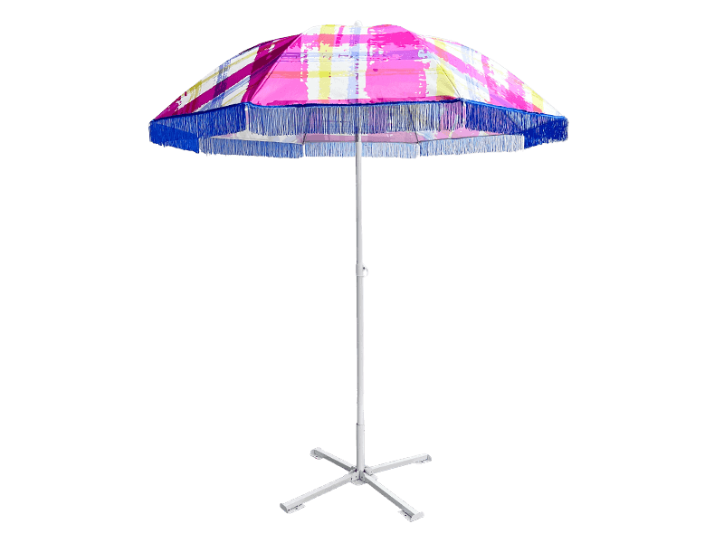 Multi-Colored Tassel Umbrella Multi-Colored Tassel Umbrella