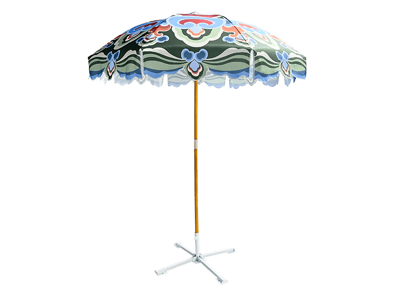 Multi-Colored Tassel Umbrella Multi-Colored Tassel Umbrella