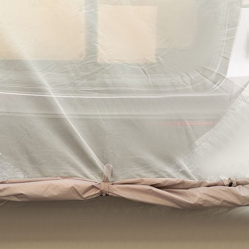 Outdoor Camping Double-Layer Tent That Connects To The Rear Of A Vehicle