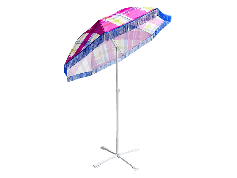Multi-Colored Tassel Umbrella Multi-Colored Tassel Umbrella