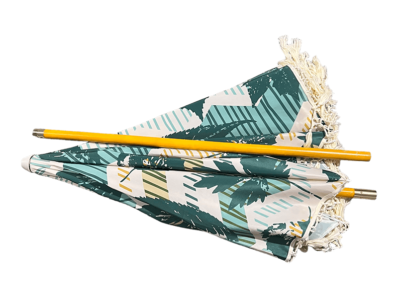 Multi-Colored Tassel Umbrella Multi-Colored Tassel Umbrella