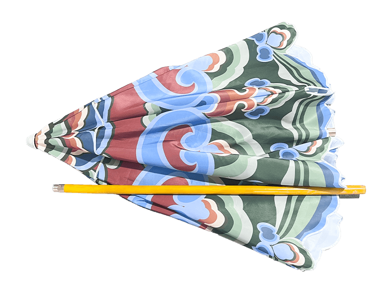 Multi-Colored Tassel Umbrella Multi-Colored Tassel Umbrella