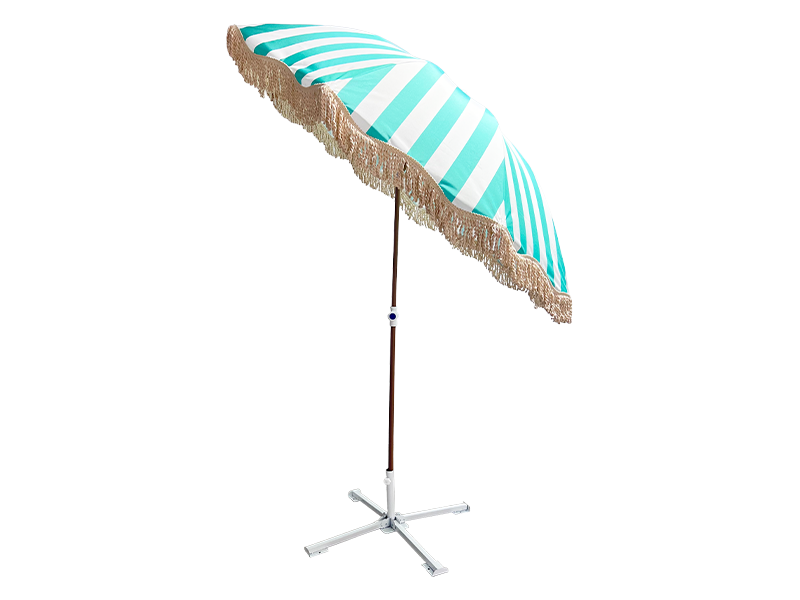 Multi-Colored Tassel Umbrella Multi-Colored Tassel Umbrella