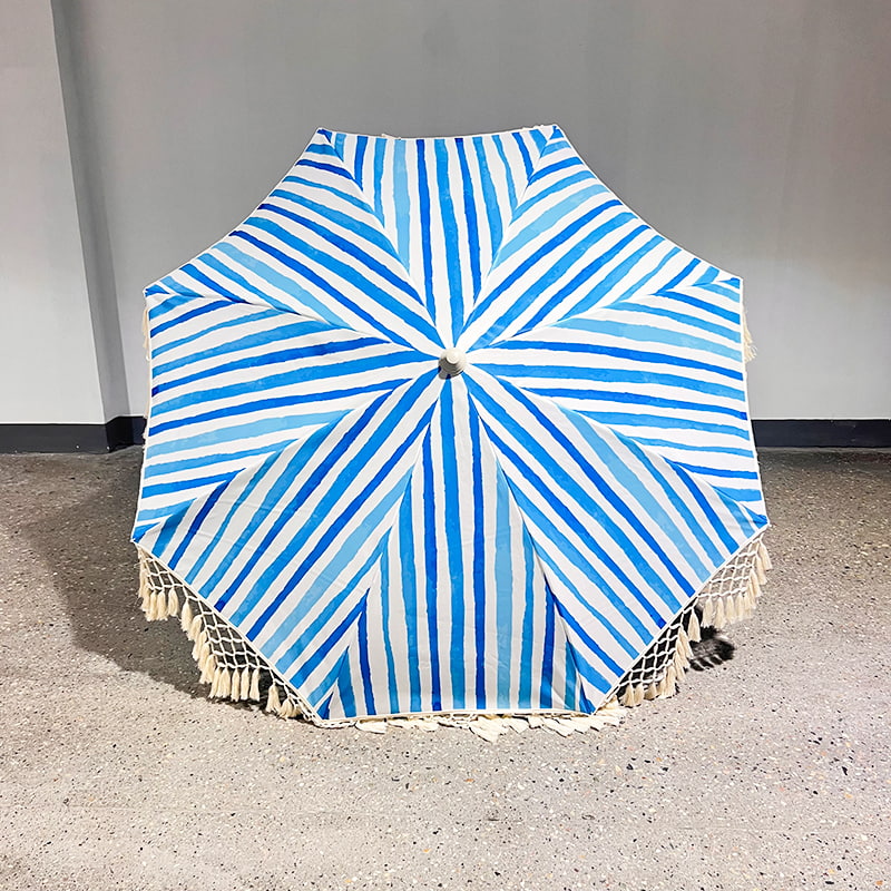 Multi-Colored Tassel Umbrella Multi-Colored Tassel Umbrella