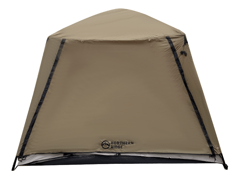 Outdoor Camping Double-Layer Tent That Connects To The Rear Of A Vehicle