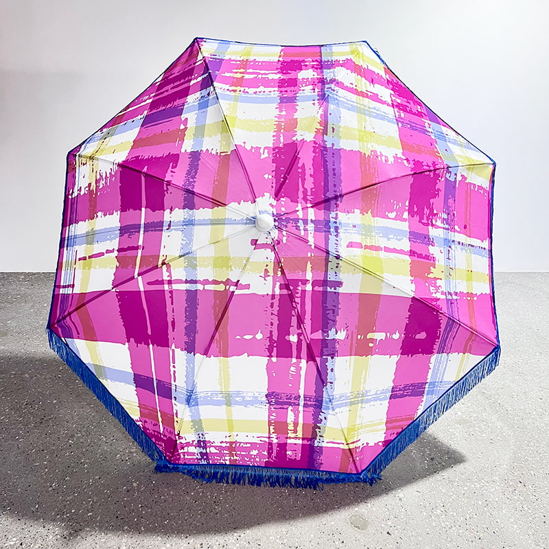Multi-Colored Tassel Umbrella Multi-Colored Tassel Umbrella