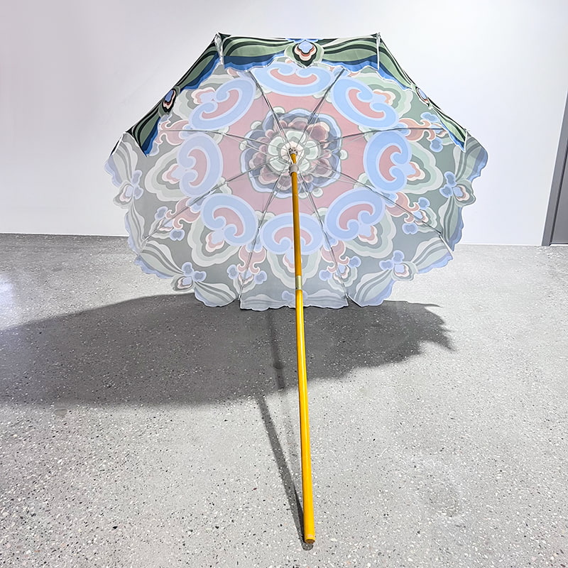 Multi-Colored Tassel Umbrella Multi-Colored Tassel Umbrella