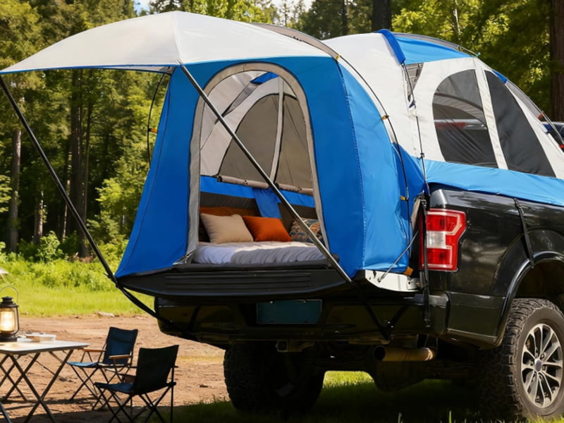 Fishing and Camping Tent for Pickup Truck Bed