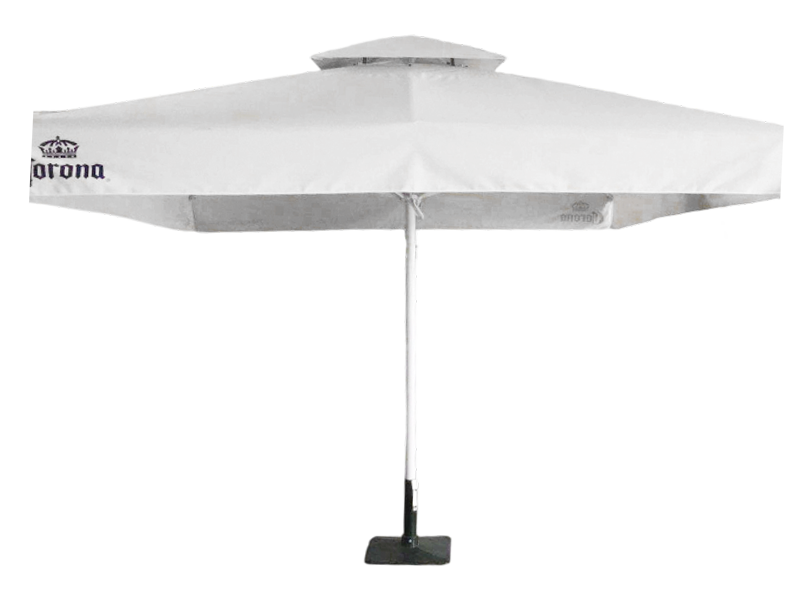 Outdoor Square Hand Push Umbrellas