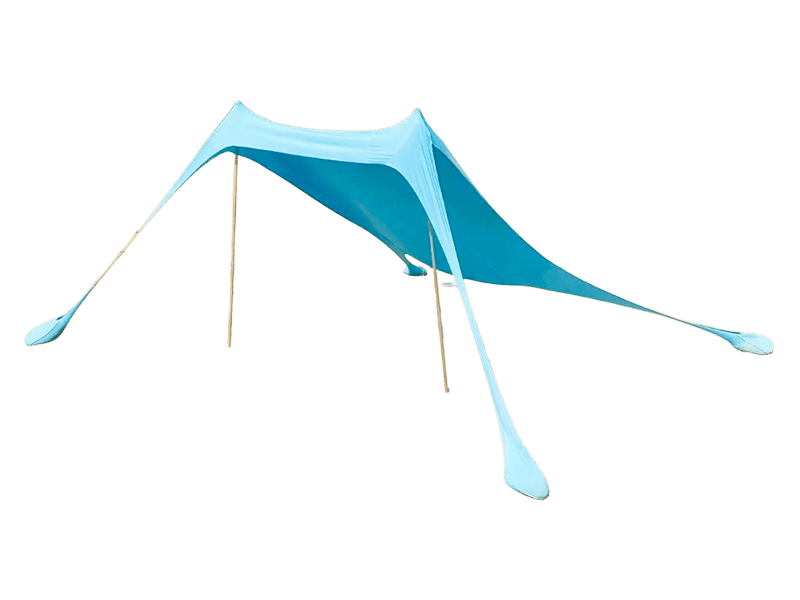 Portable Lycra All-In-One Sunshade Beach Tent