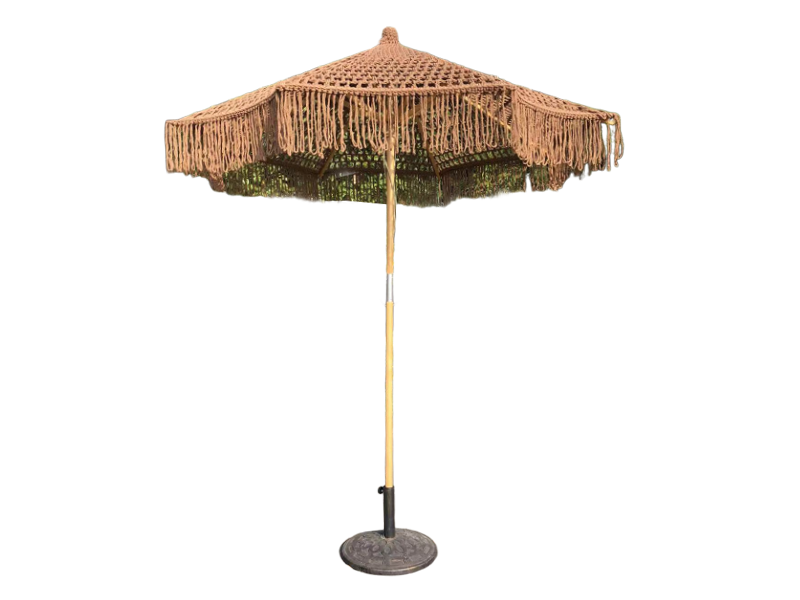 Outdoor Courtyard Farmhouse Sun Umbrella